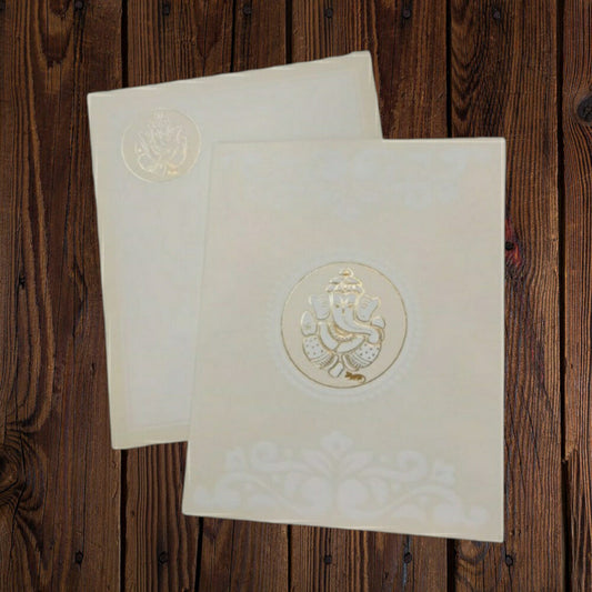 KL0155 Paper Wedding Card - Kalash Cards