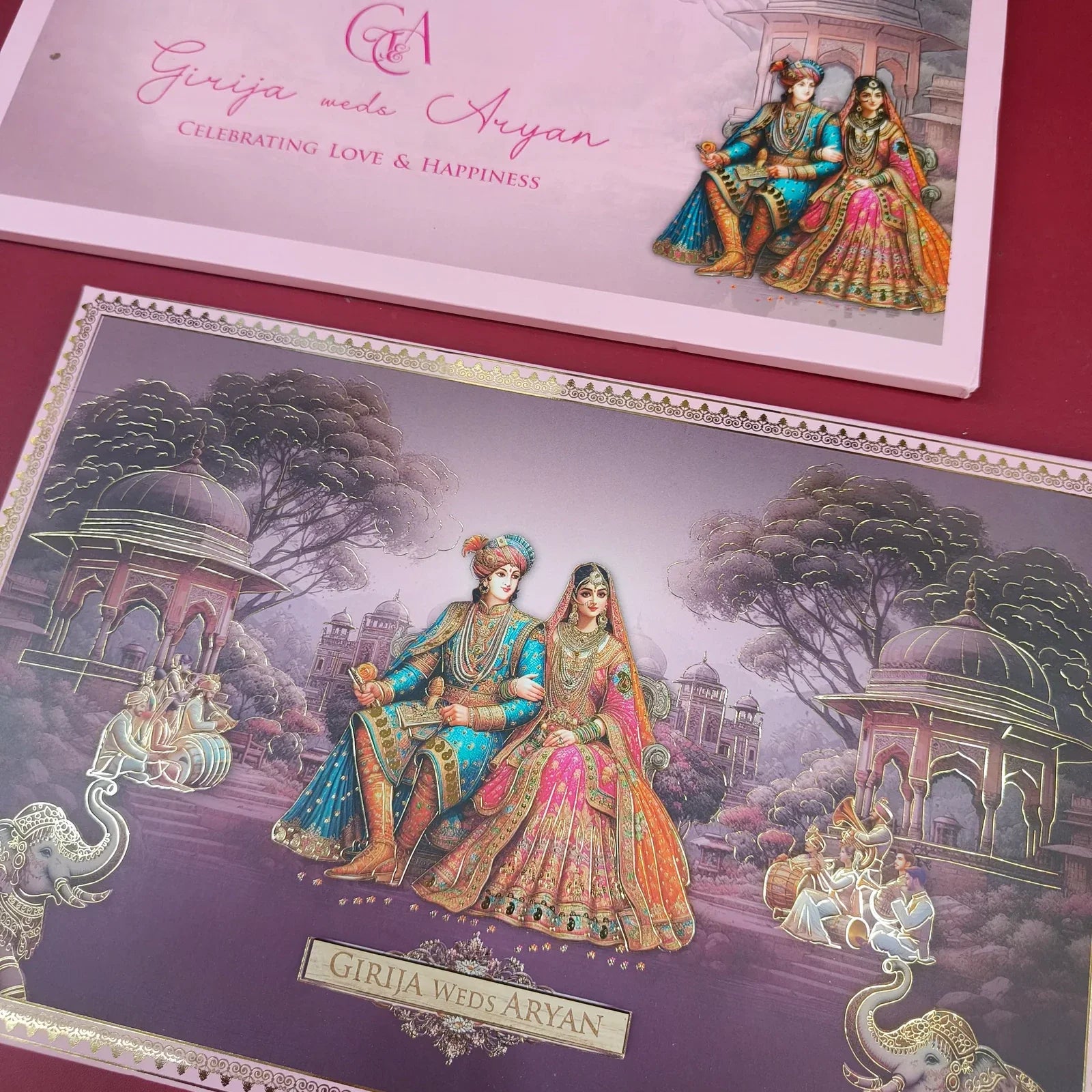 Luxe Wedding Cards (Above ₹100 Range, Min 100 Qty)