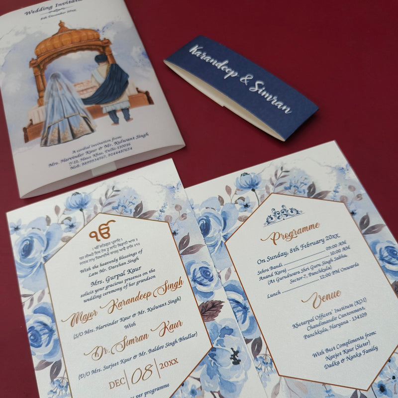 Punjabi Sikh Wedding Cards