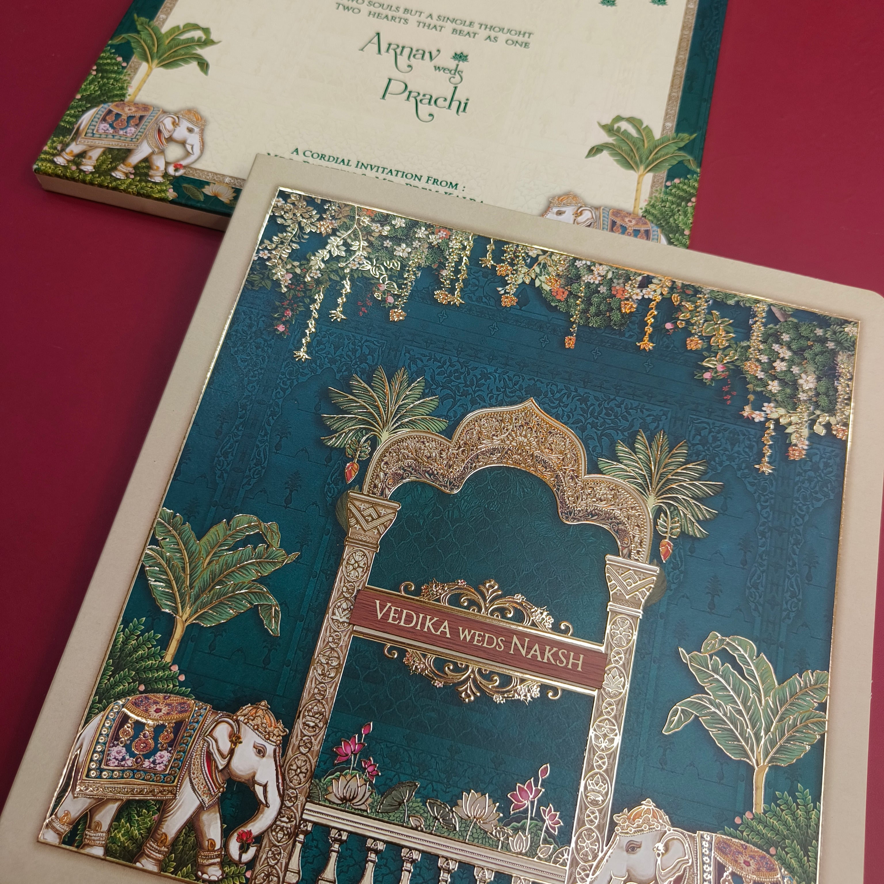 Premium Wedding Cards (Min 100 Qty, ₹60-₹100 Range)