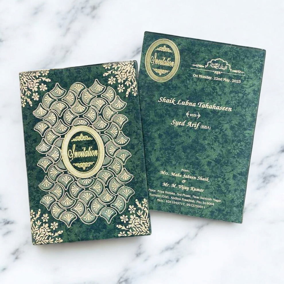 Classic Wedding Cards (Min 200 Qty, Below ₹20 Range)