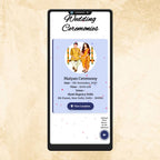 KL3 Punjabu Wedding Website with Countdown, Couple Photo, Program Details, Venue Map & More-Kalash Cards