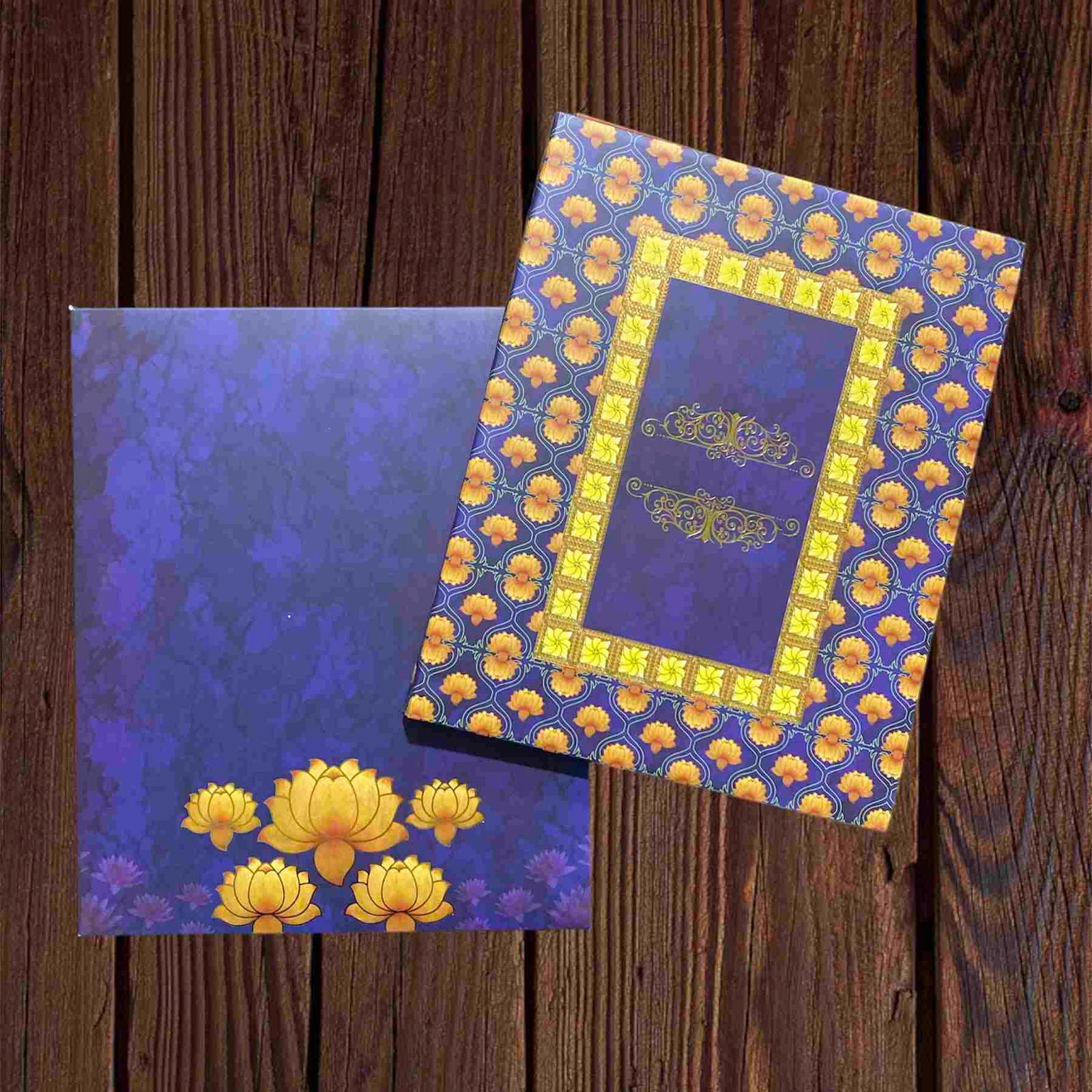 AE101 Thick Wedding Card - Kalash Cards