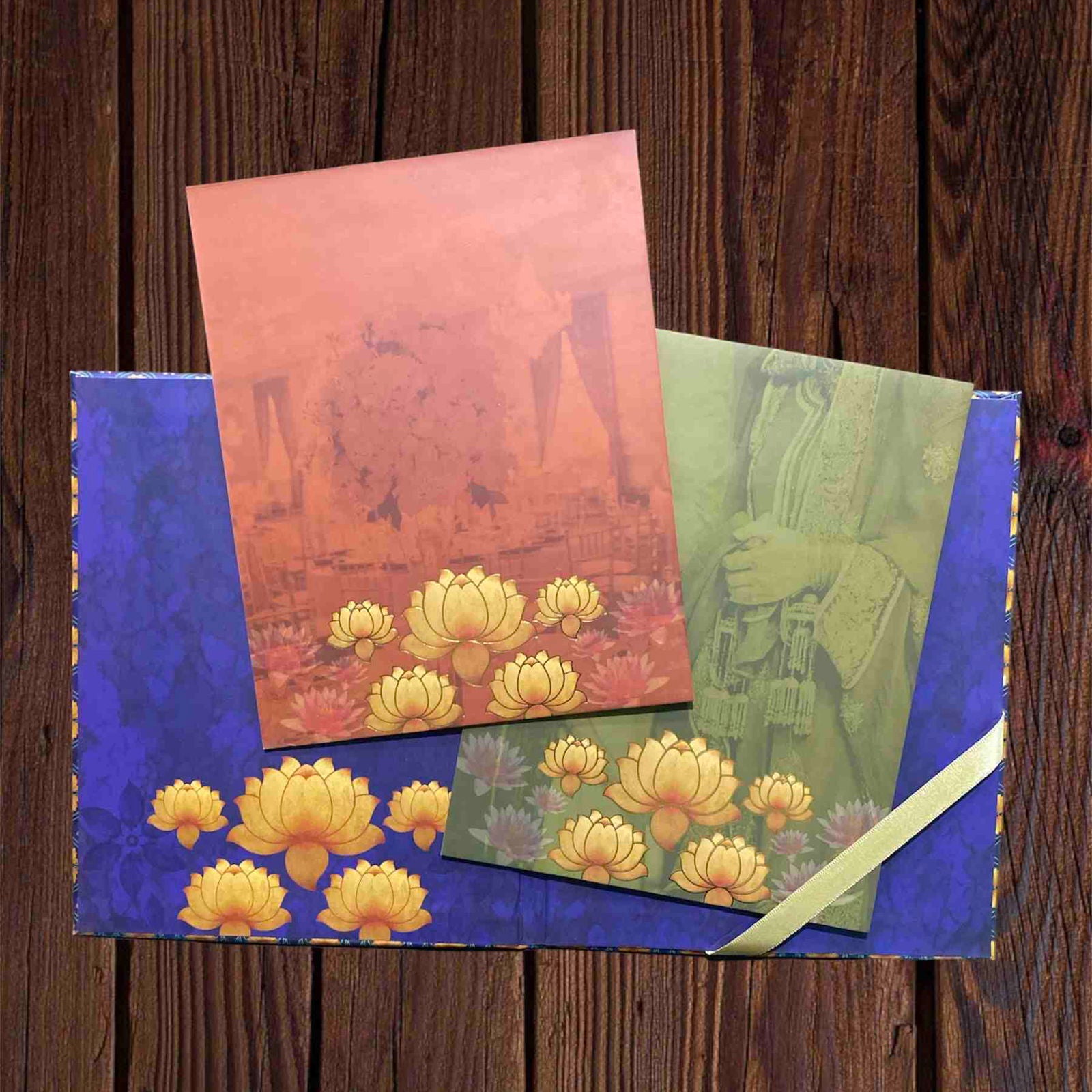 AE101 Thick Wedding Card - Kalash Cards