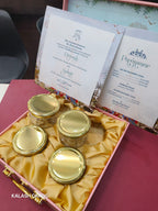 KL9011 Traditional Design Luxury Gift Box with 2 Printed Page Cards (4 Jars)-Kalash Cards