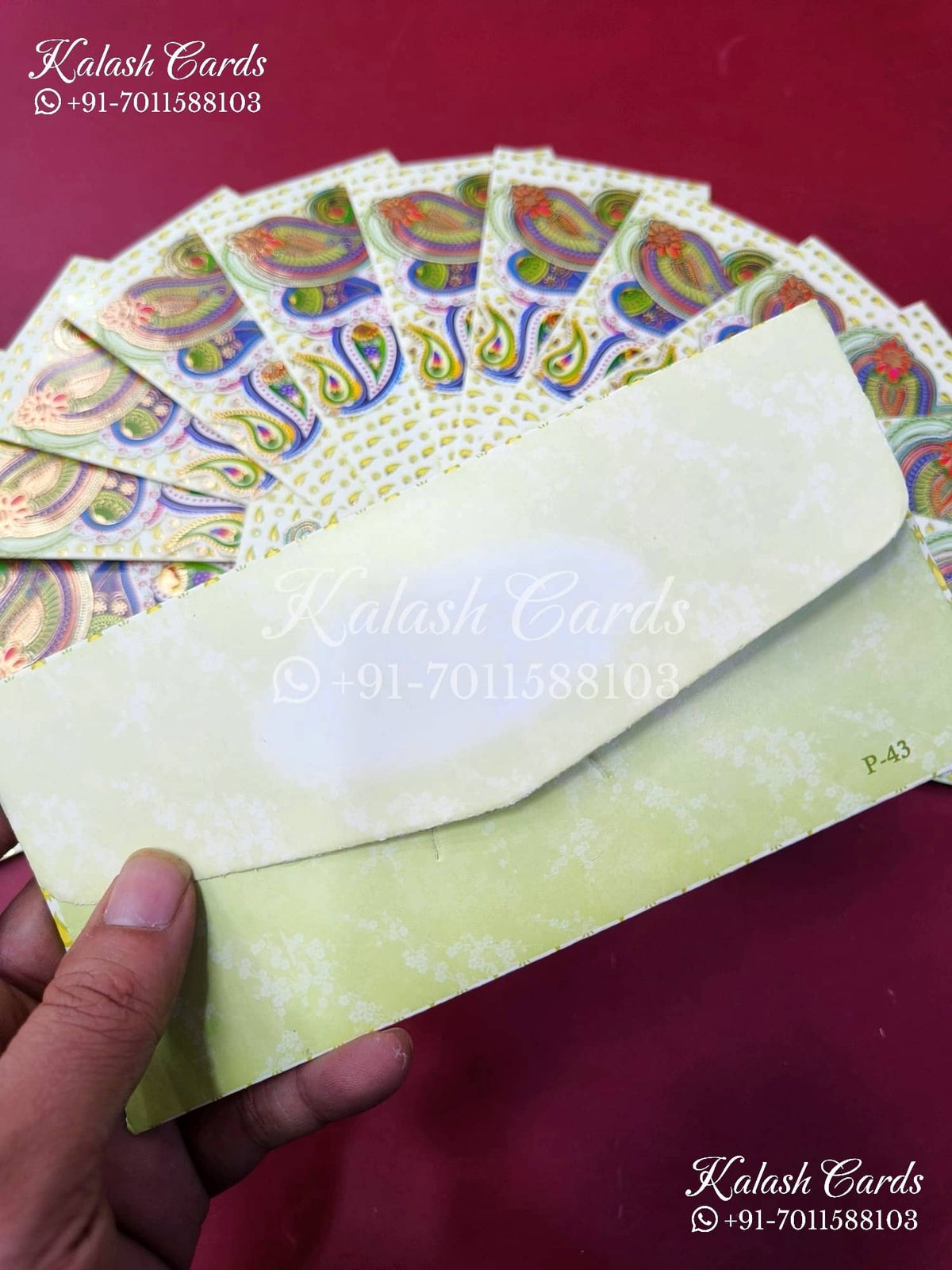KL001E Designer Shagun Money Envelopes