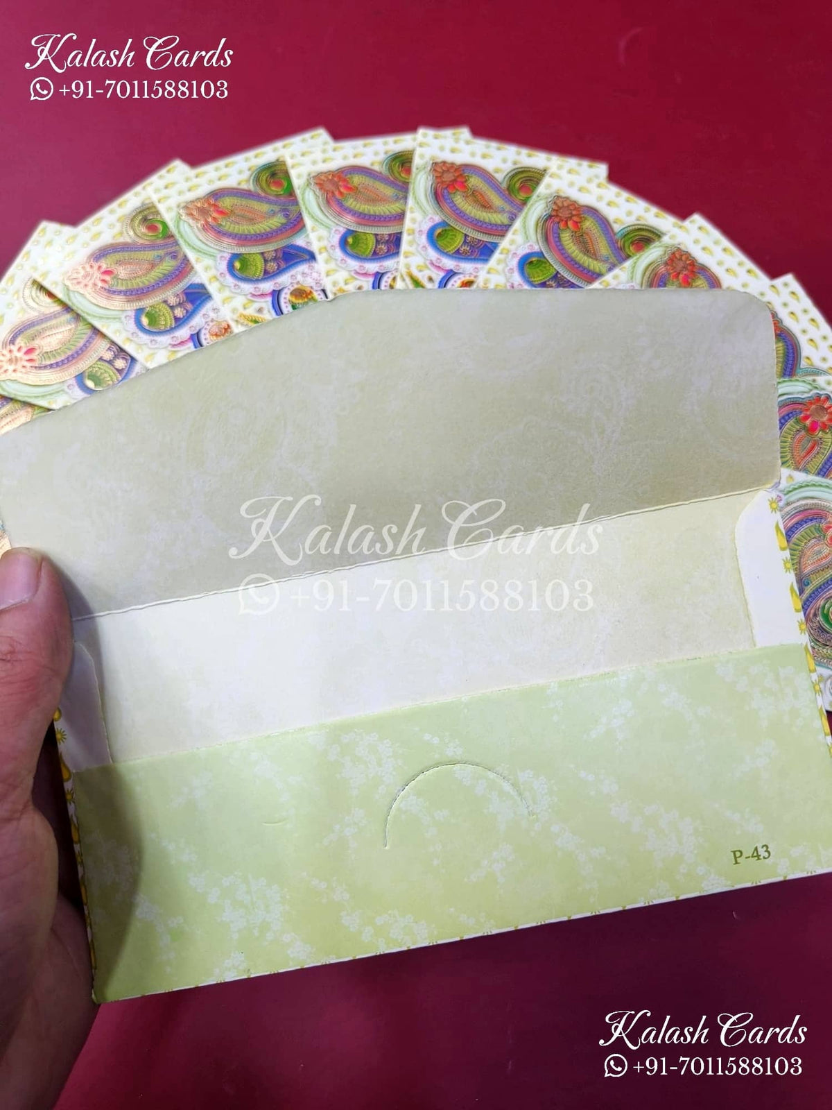 KL001E Designer Shagun Money Envelopes