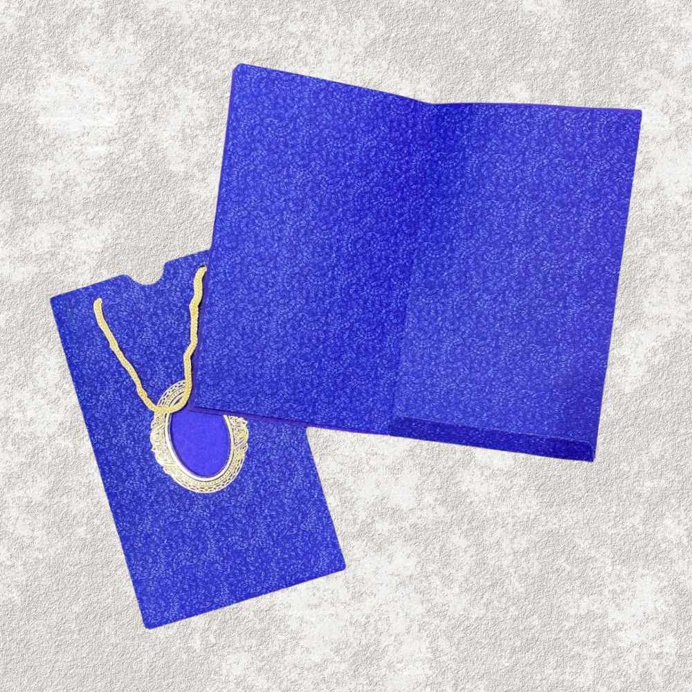 KL0106 Carry Bag Paper Wedding Card with 2 Inserts and Envelope - Kalash Cards