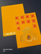KL0140 Paper Wedding Card (2 Page)-Kalash Cards