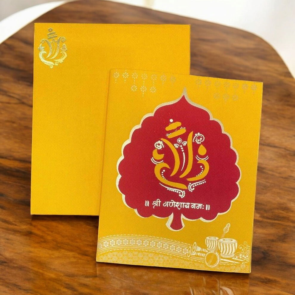 KL0147  Semi Box Wedding Card - Kalash Cards