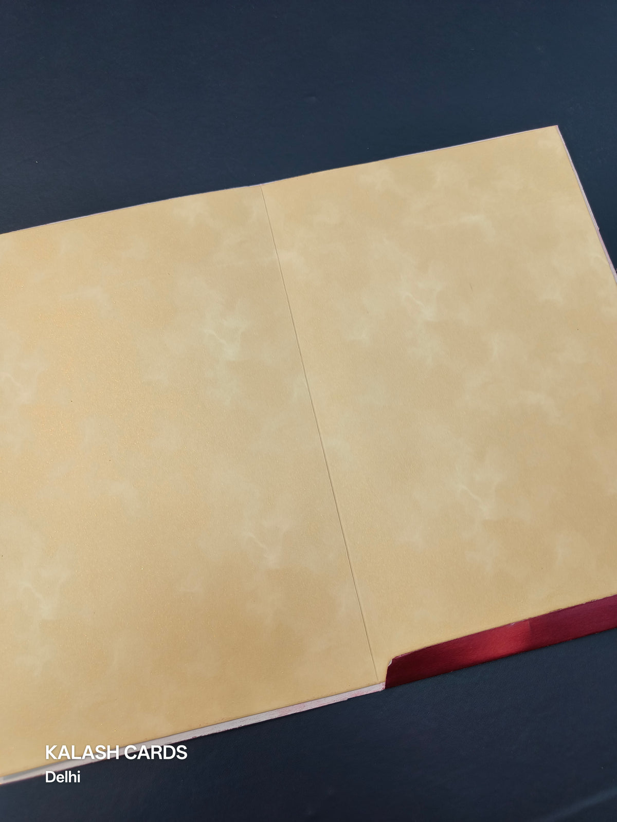KL0233 Laser Cut Embossed Premium Paper Wedding Card (2 Page)-Kalash Cards