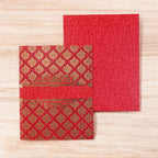 KL06A Semi Box Paper Wedding Card - Kalash Cards