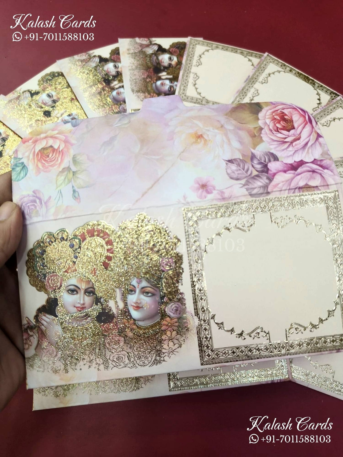 KL071E Premium 3D Gold Foil Designer Shagun Money Envelopes