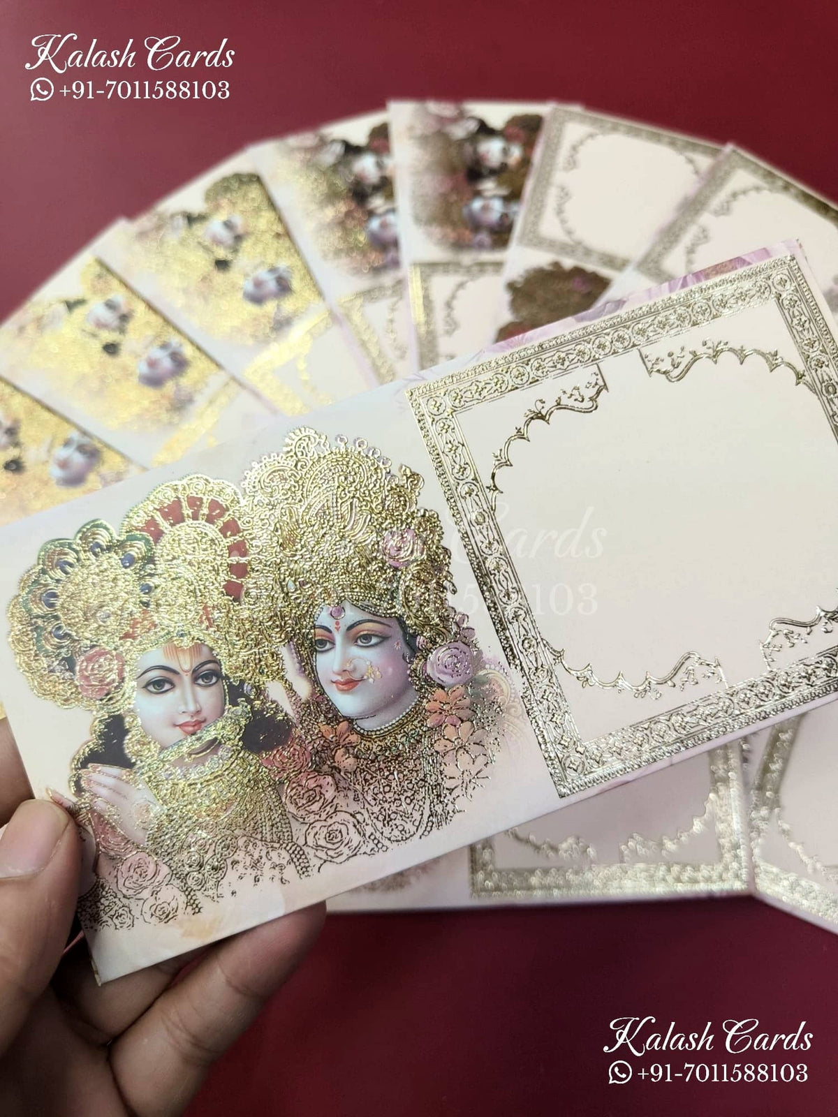 KL071E Premium 3D Gold Foil Designer Shagun Money Envelopes