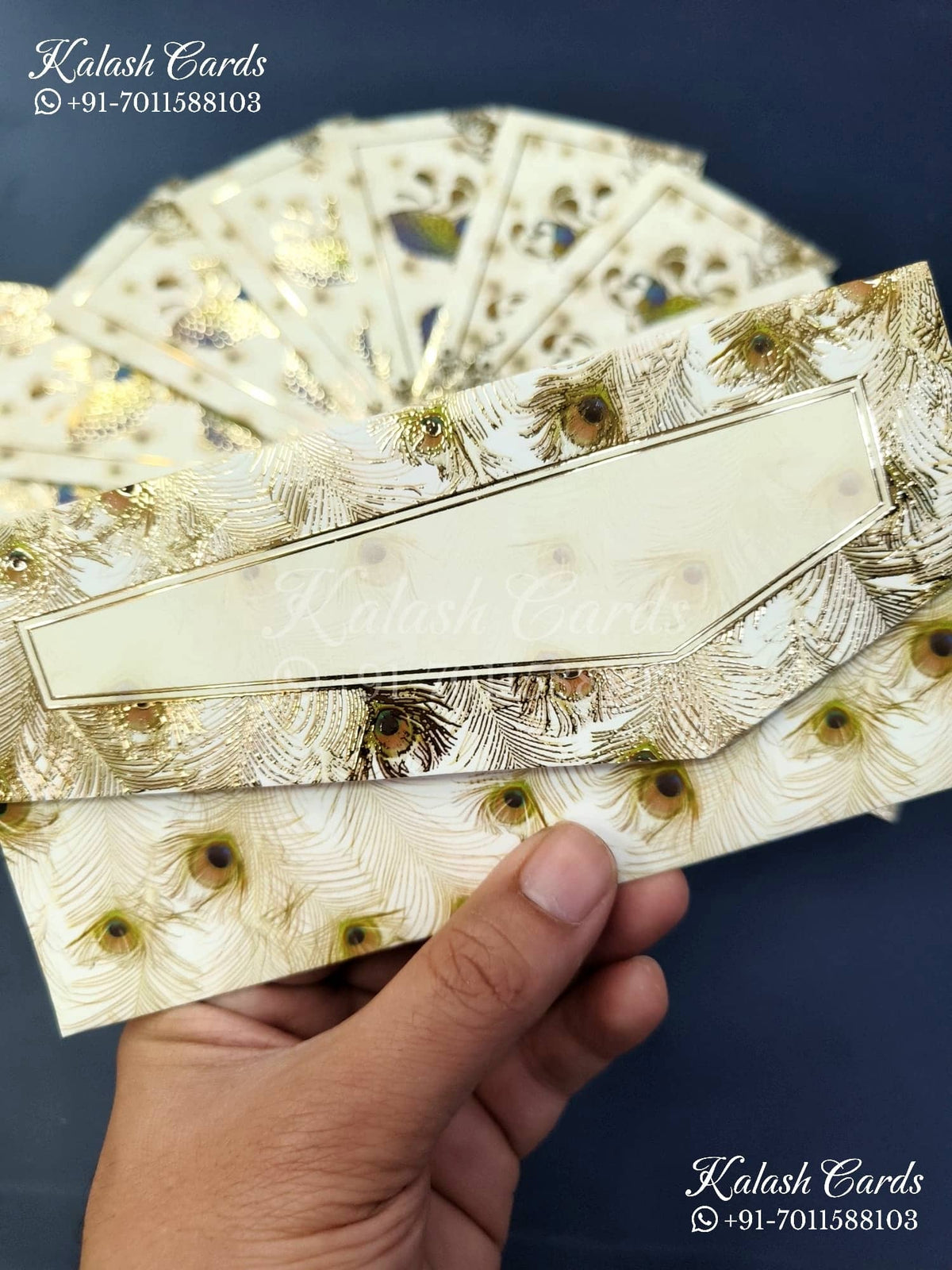 KL073E Premium 3D Gold Foil Designer Shagun Money Envelopes