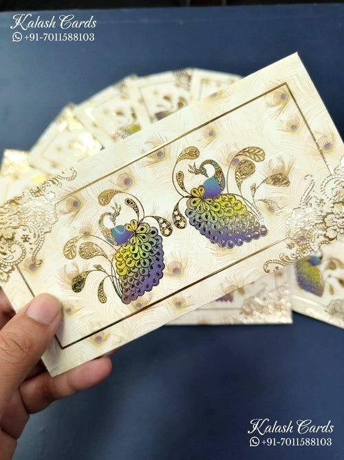 KL073E Premium 3D Gold Foil Designer Shagun Money Envelopes
