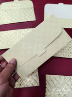 KL080E Premium 3D Gold Foil Designer Shagun Money Envelopes
