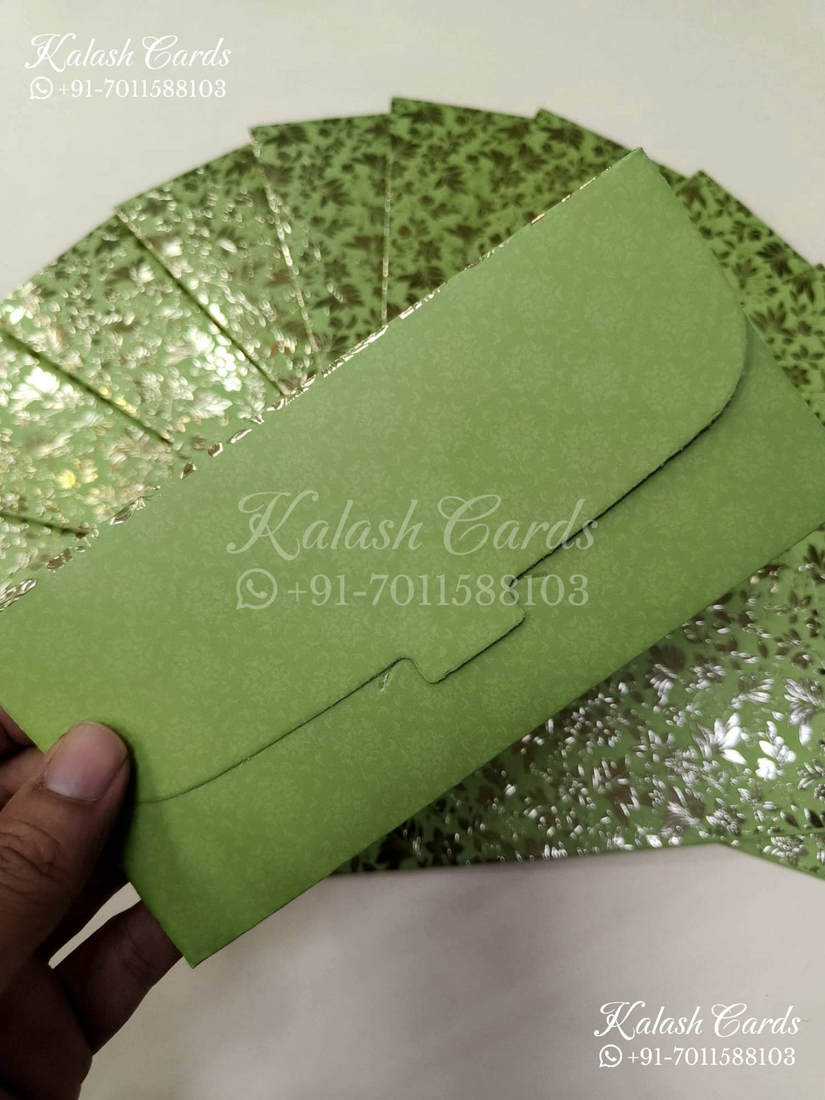 KL082E Premium 3D Gold Foil Designer Shagun Money Envelopes
