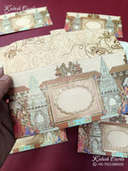 KL090E Premium 3D Gold Foil Designer Shagun Money Envelopes