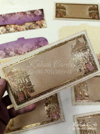 KL096E Premium 3D Gold Foil Designer Shagun Money Envelopes
