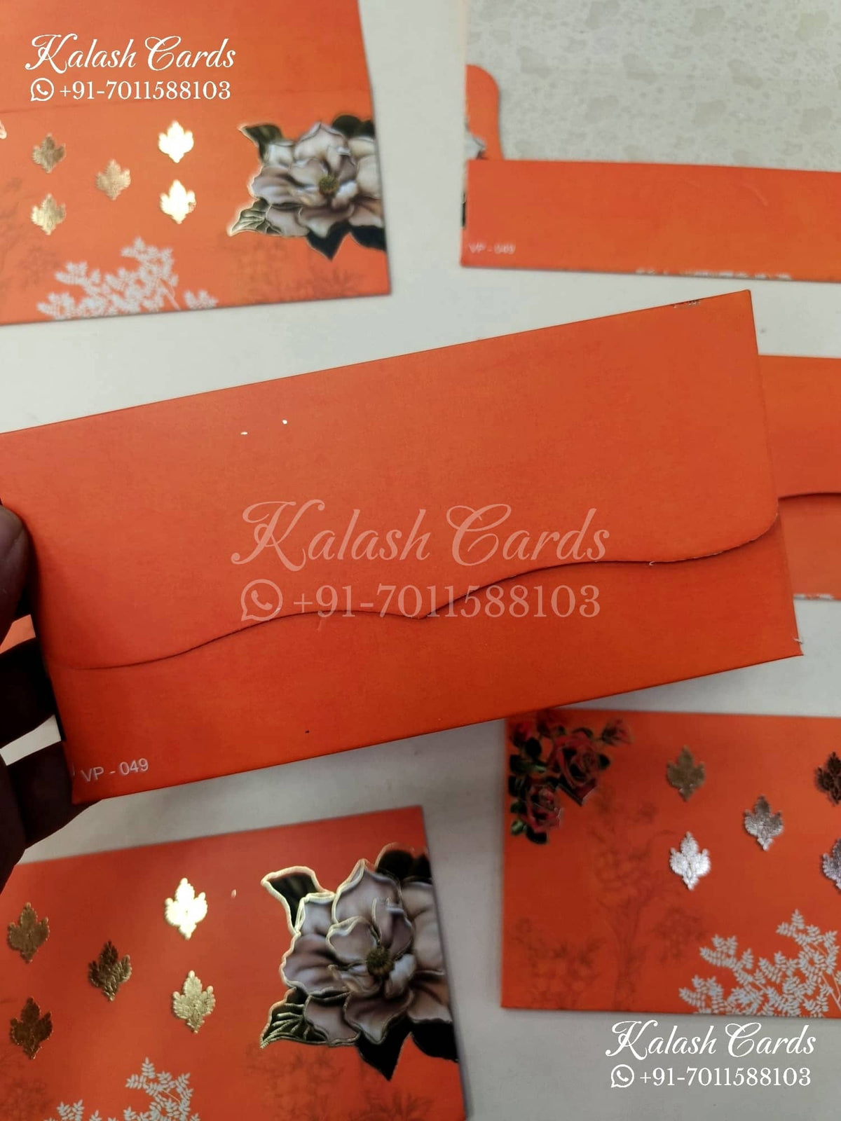 KL111E Designer Shagun Money Envelopes-Kalash Cards
