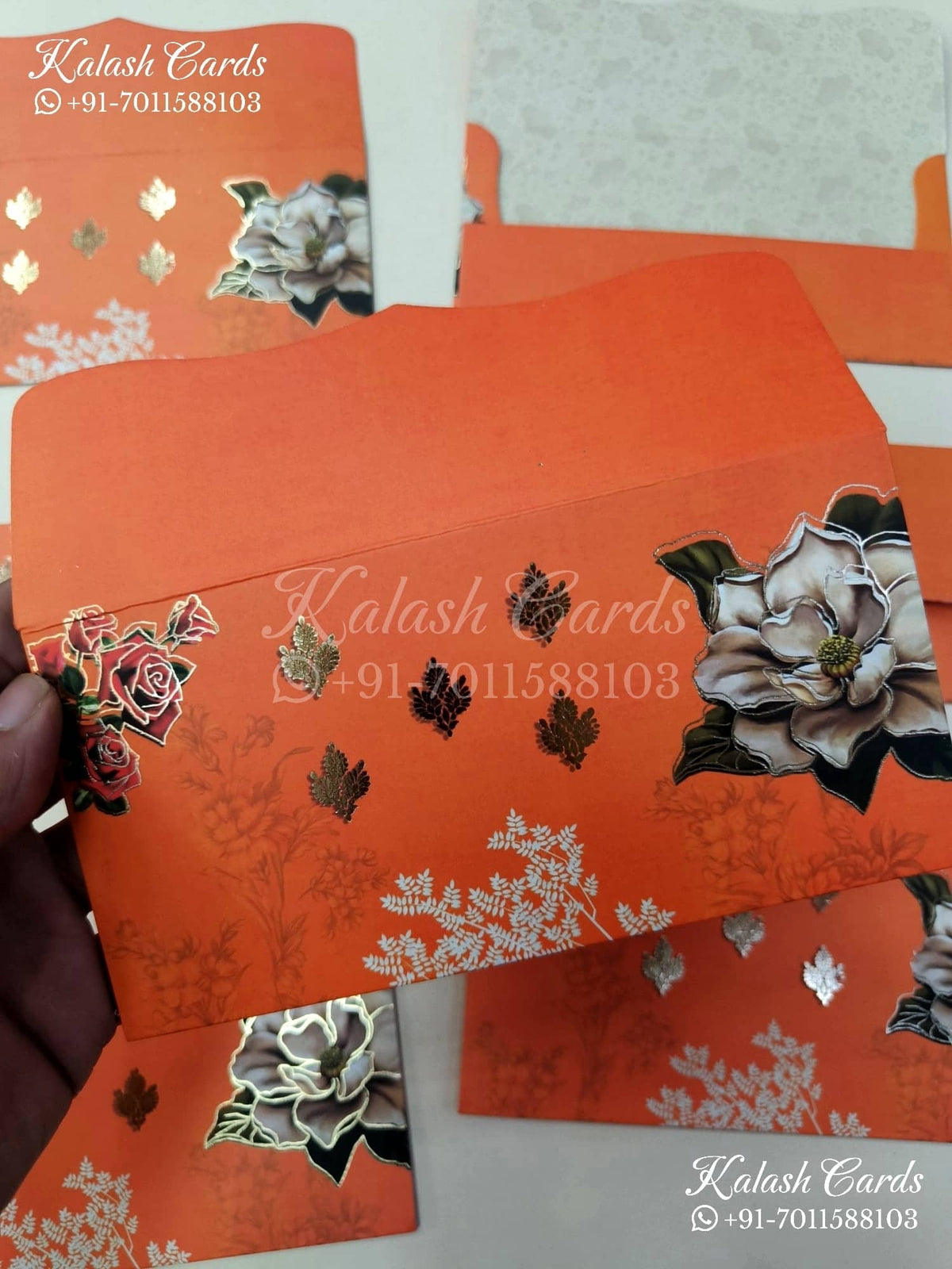 KL111E Designer Shagun Money Envelopes-Kalash Cards