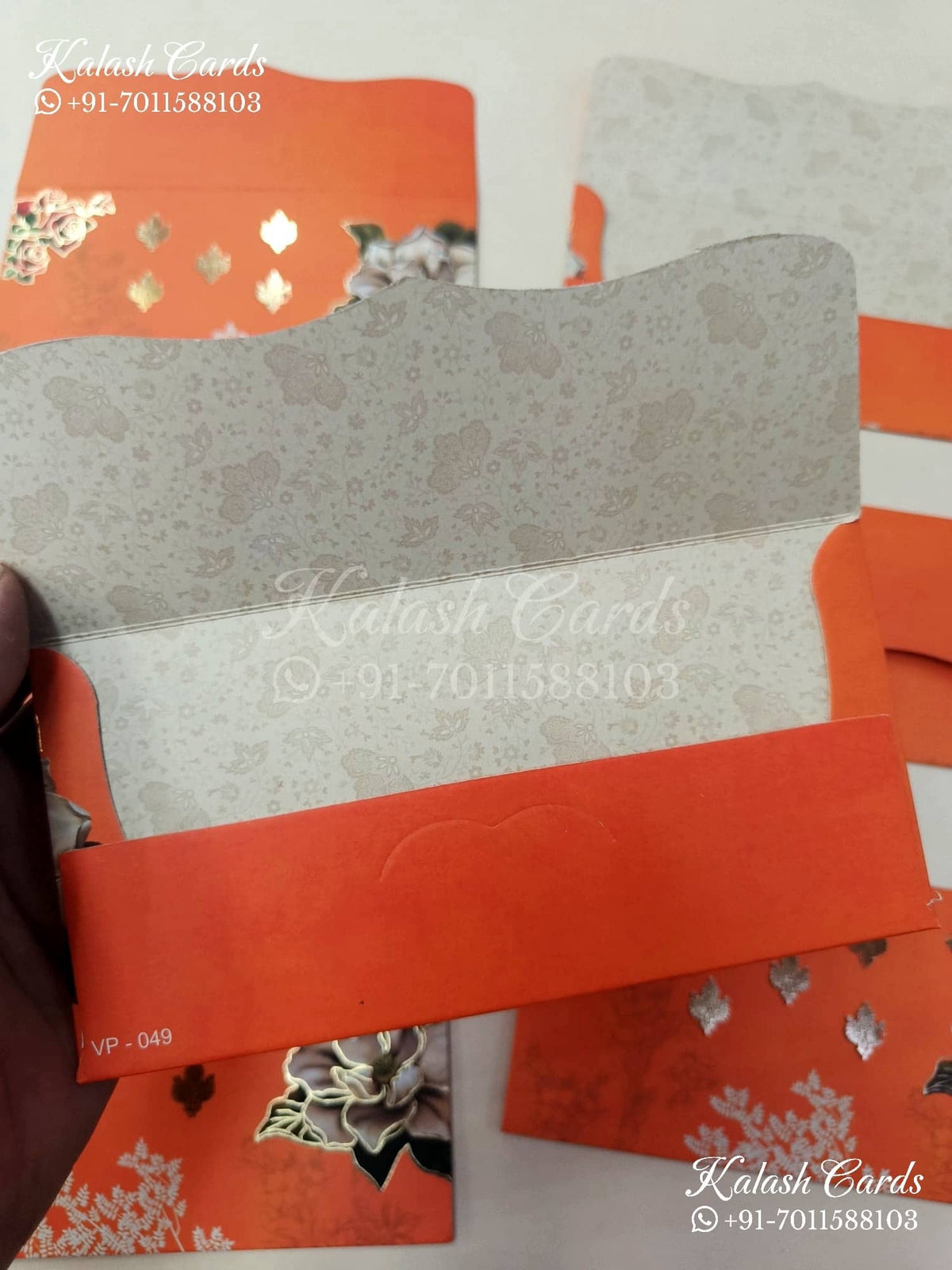 KL111E Designer Shagun Money Envelopes-Kalash Cards