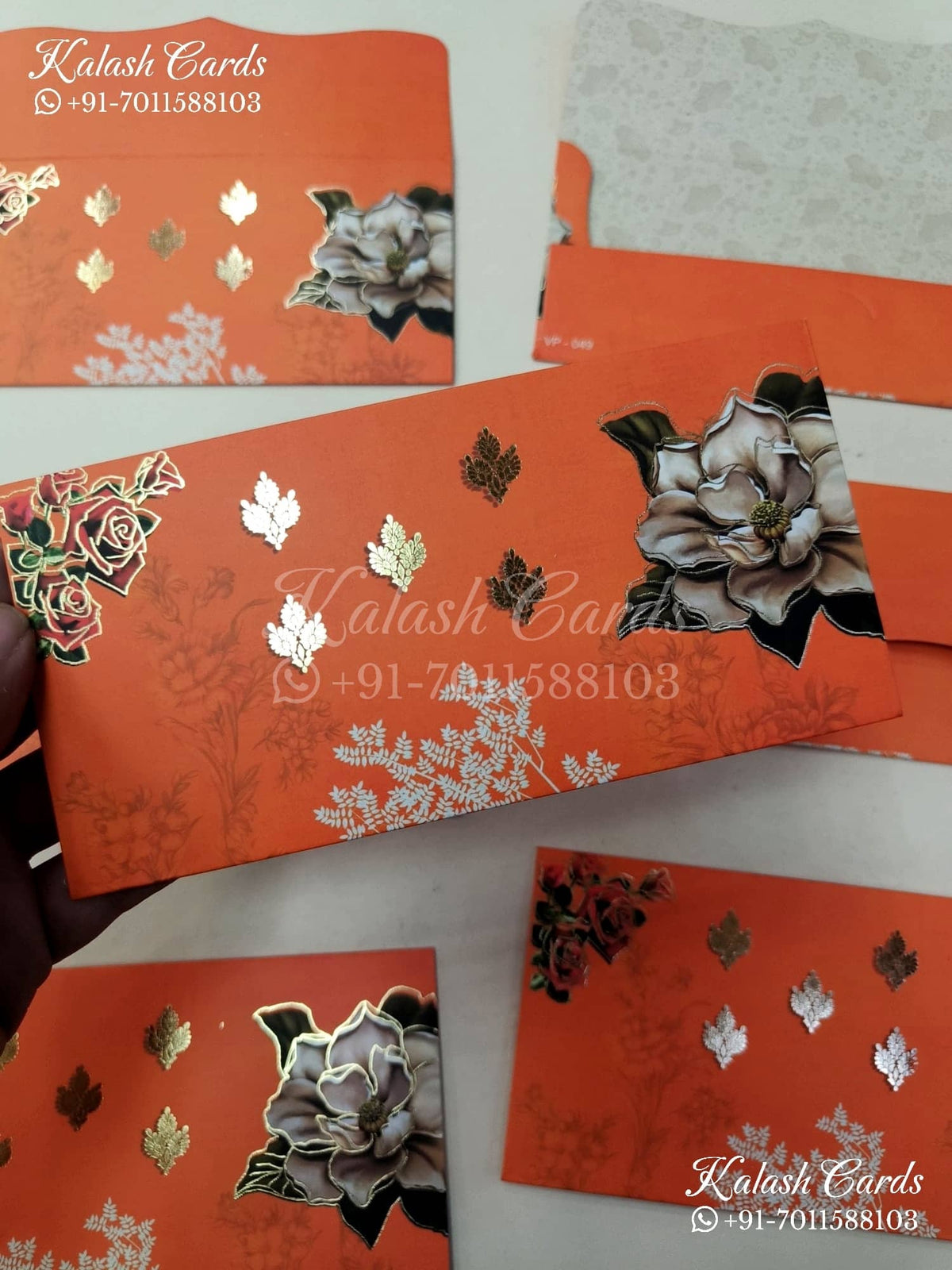 KL111E Designer Shagun Money Envelopes-Kalash Cards