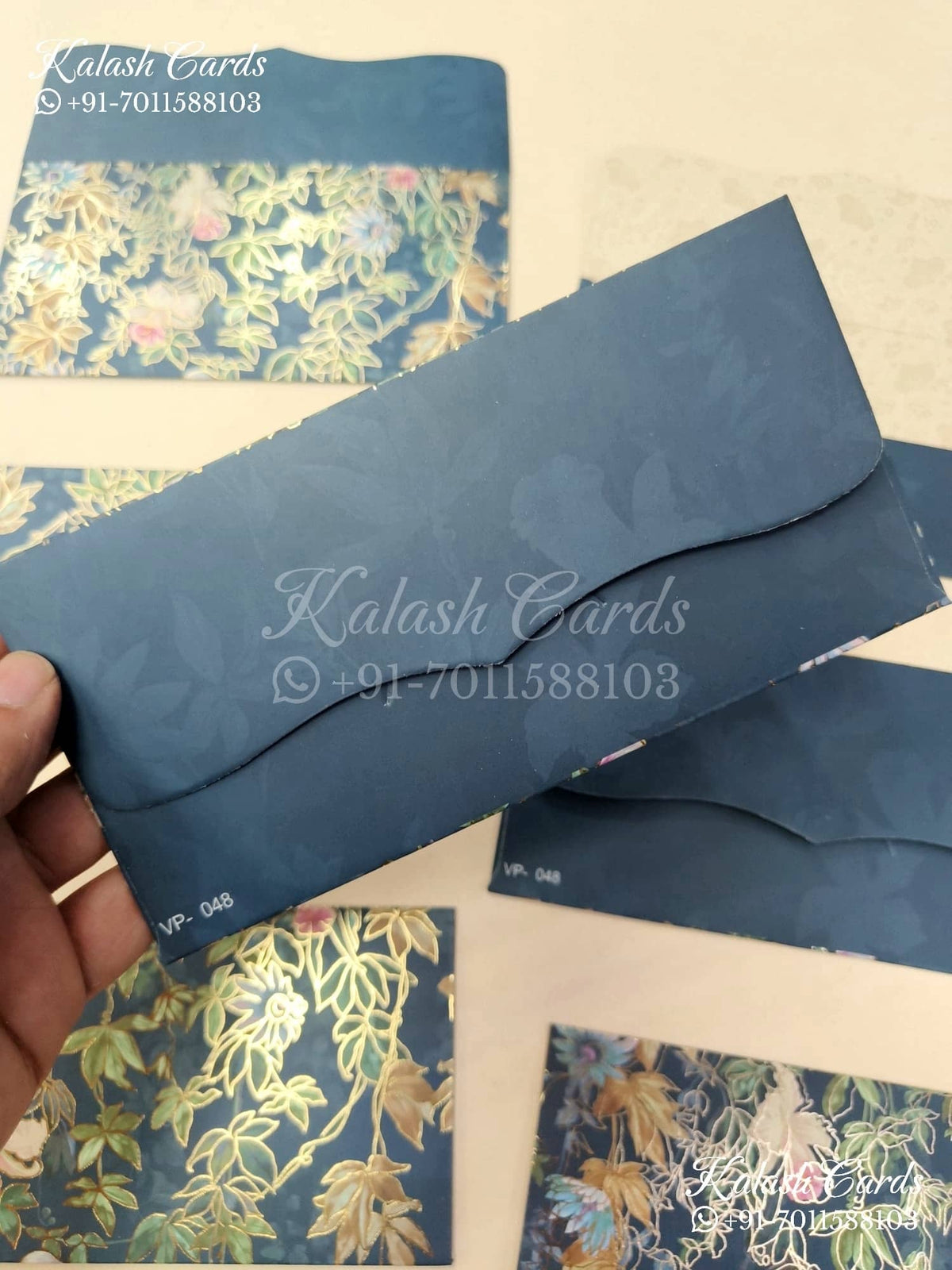 KL112E Designer Shagun Money Envelopes-Kalash Cards