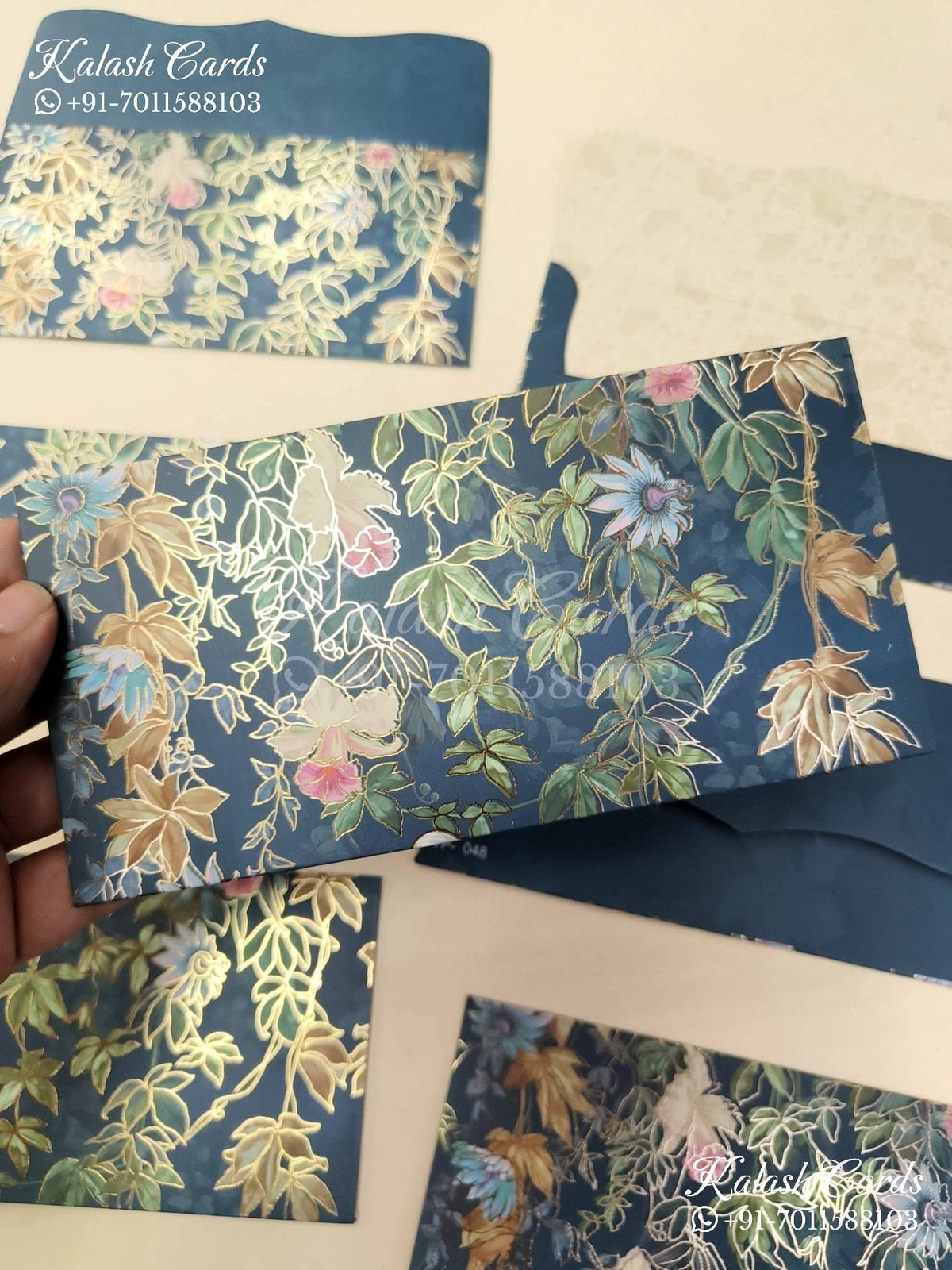 KL112E Designer Shagun Money Envelopes-Kalash Cards