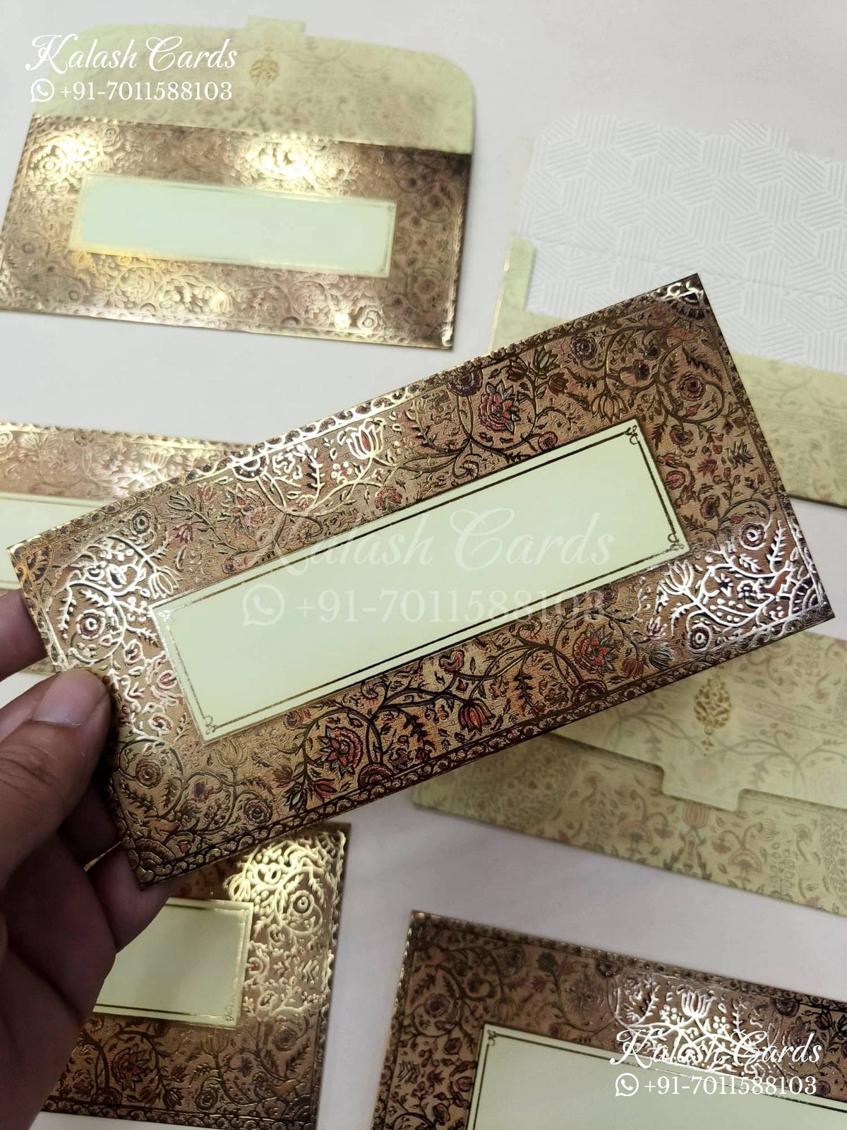 KL113E Designer Shagun Money Envelopes-Kalash Cards