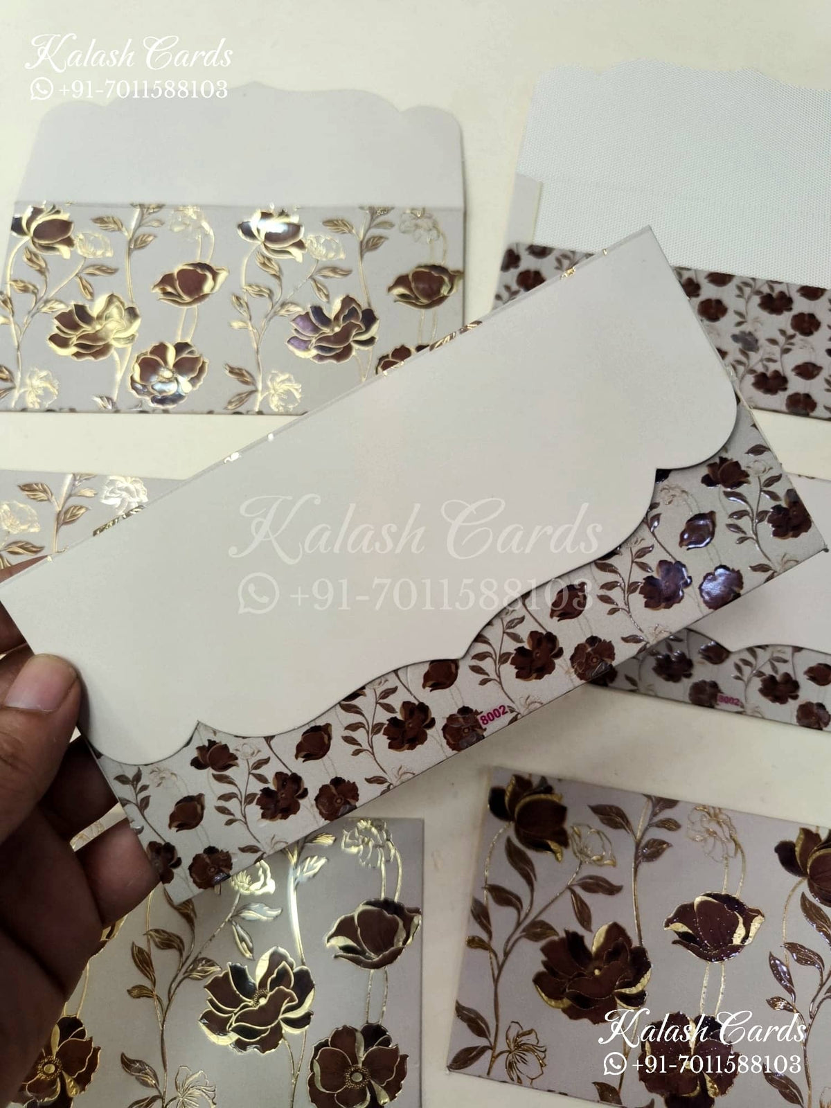 KL115E Designer Shagun Money Envelopes-Kalash Cards