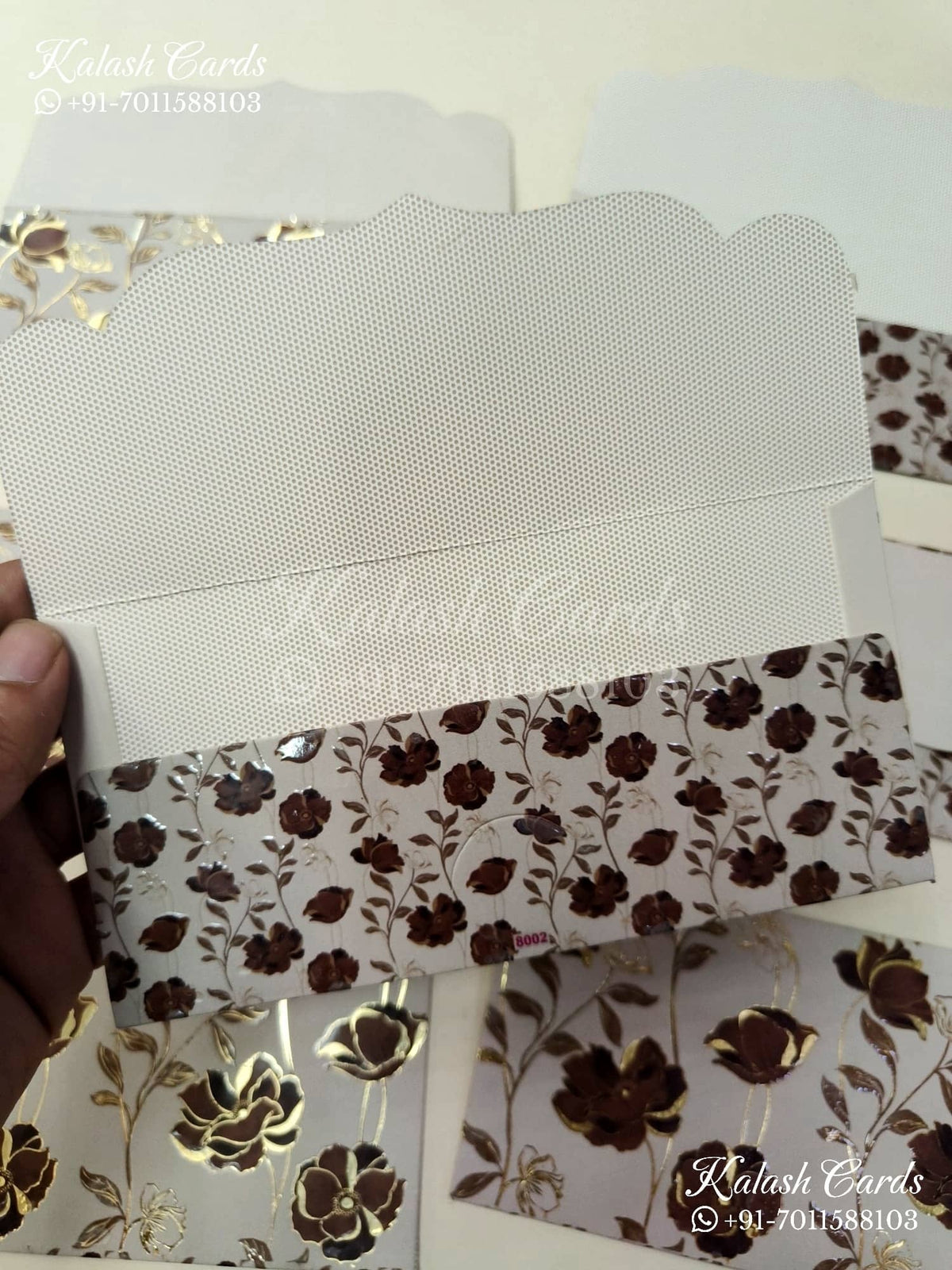 KL115E Designer Shagun Money Envelopes-Kalash Cards
