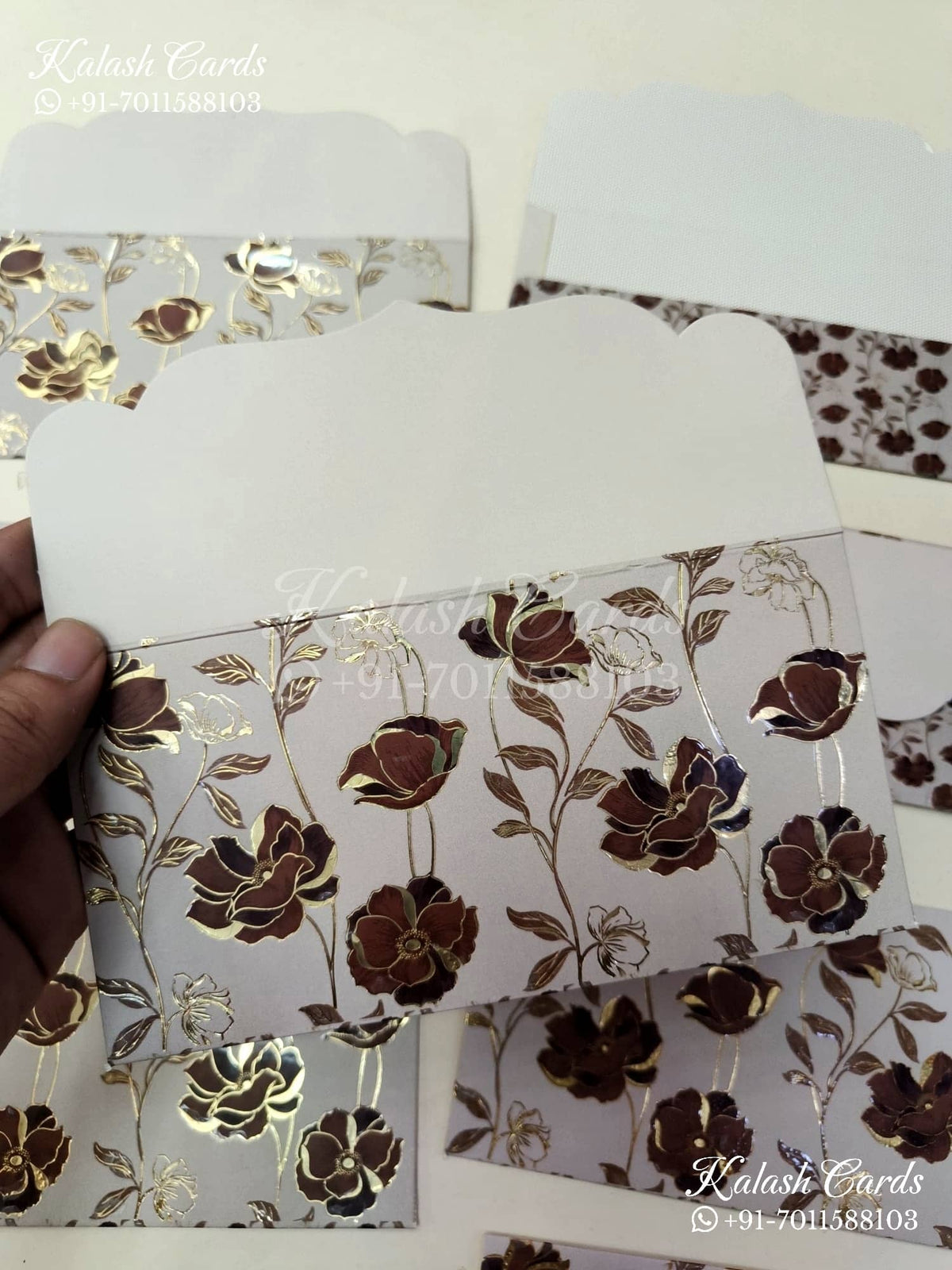 KL115E Designer Shagun Money Envelopes-Kalash Cards