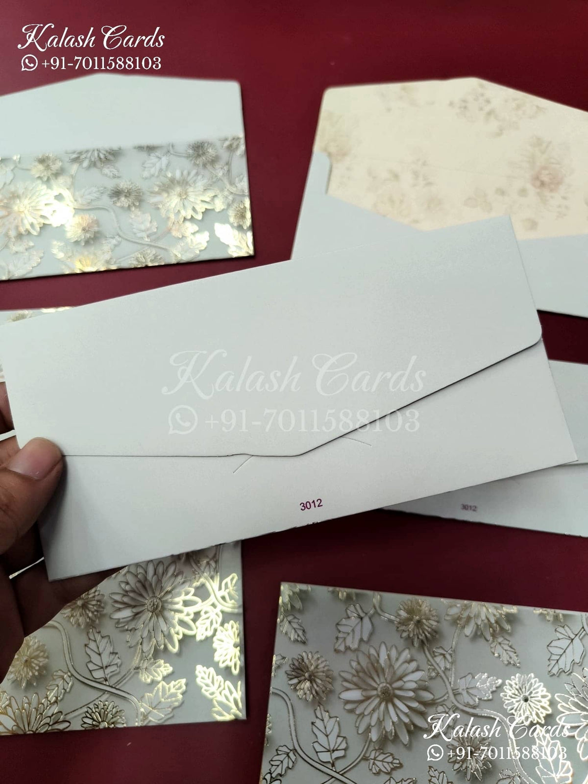 KL120E Designer Shagun Money Envelopes-Kalash Cards