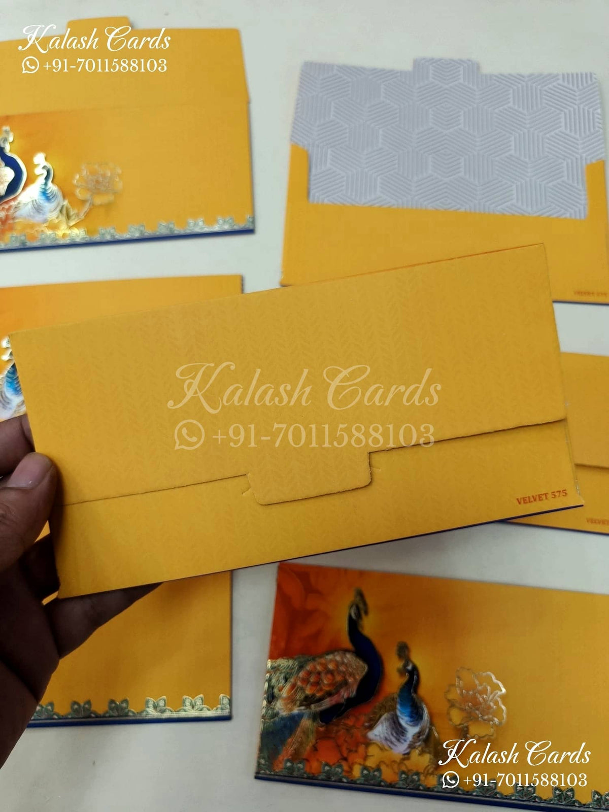 KL126E Designer Shagun Money Envelopes-Kalash Cards
