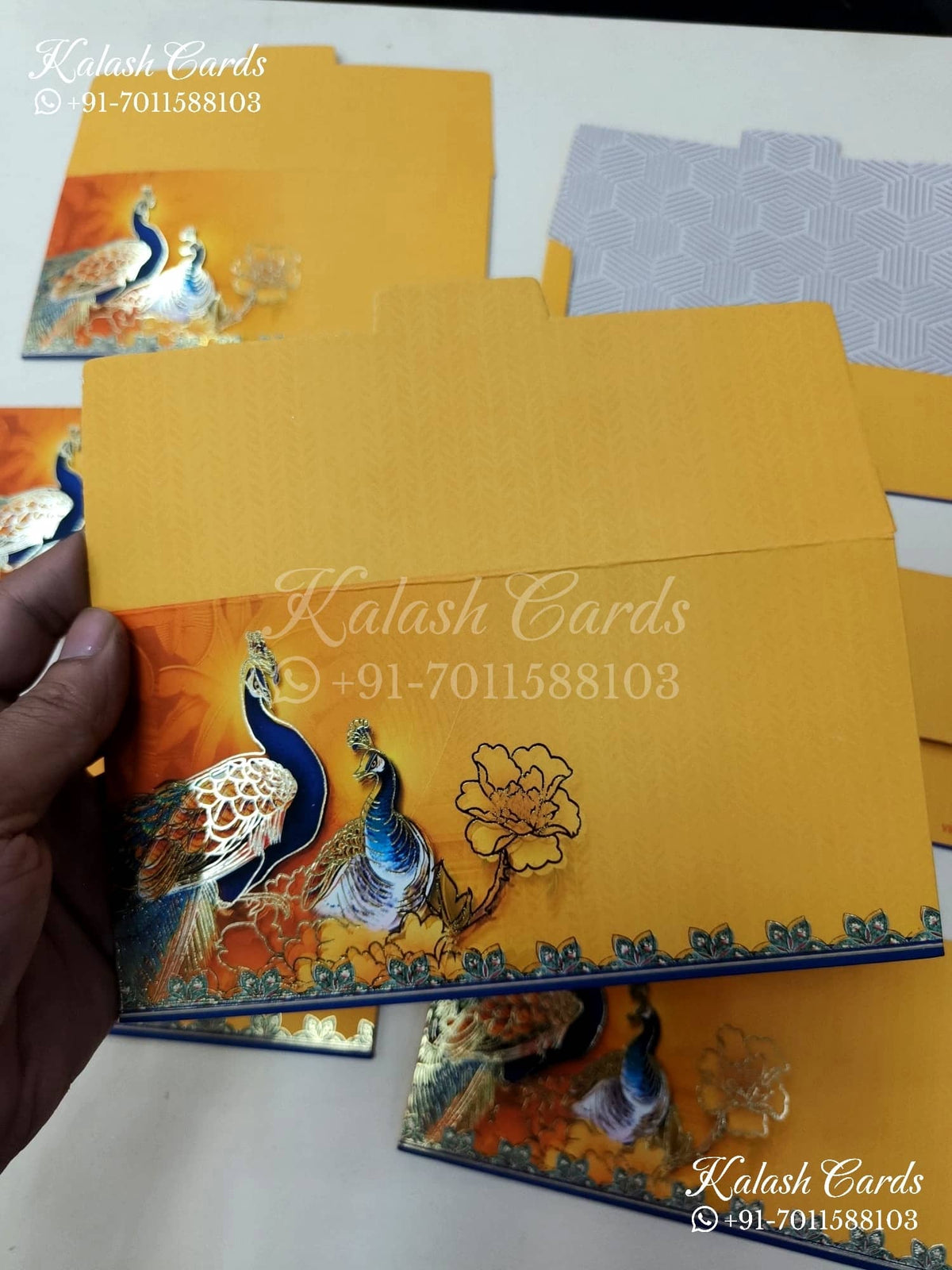 KL126E Designer Shagun Money Envelopes-Kalash Cards