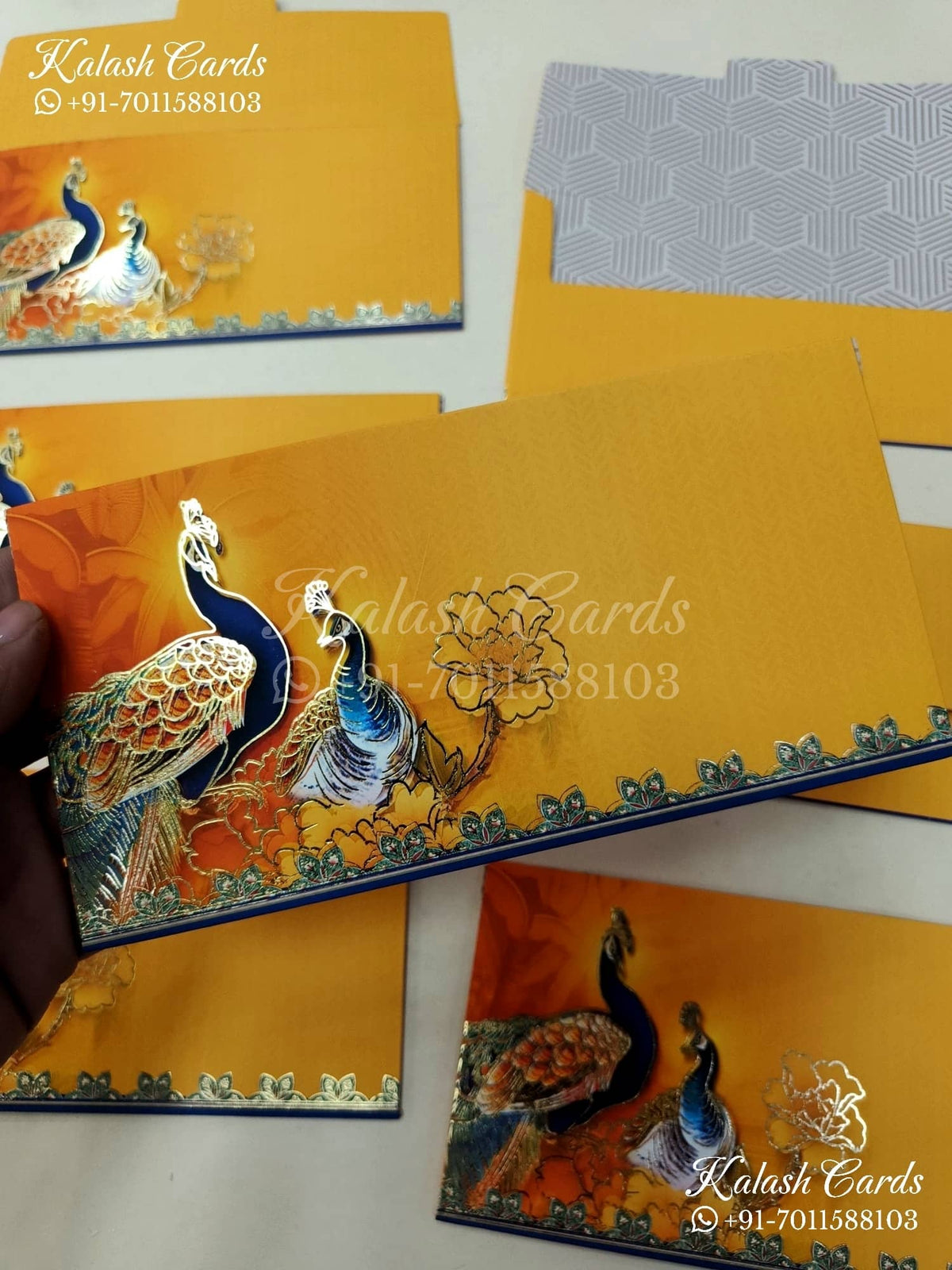 KL126E Designer Shagun Money Envelopes-Kalash Cards