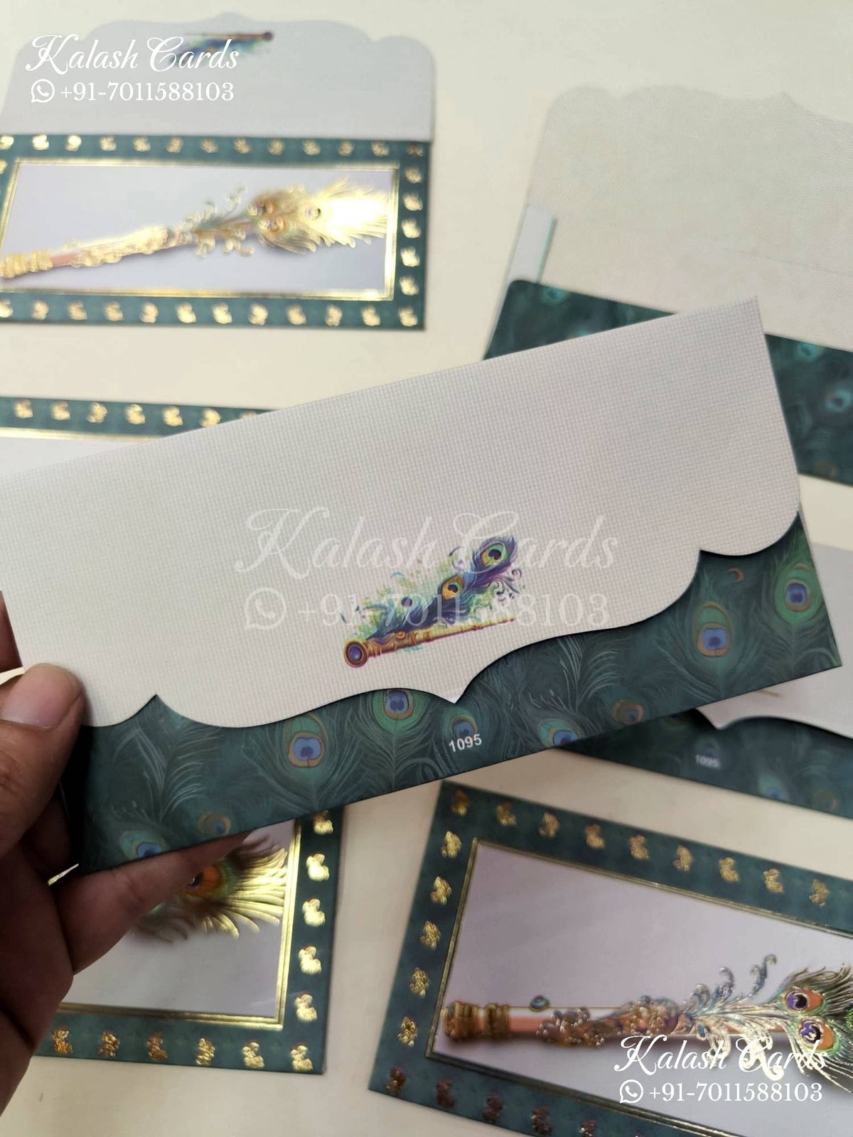 KL129E Designer Shagun Money Envelopes-Kalash Cards