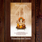 KL2081 Translucent Cover Luxury Wedding Card - Kalash Cards