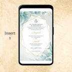 KL2095 Digital Wedding PDF Ecard - Kalash Cards