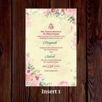 KL2107 Translucent Cover Luxury Wedding Card - Kalash Cards