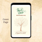 KL2119 Digital Wedding PDF Ecard - Kalash Cards