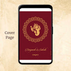 KL2123 Digital Wedding PDF Ecard - Kalash Cards