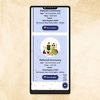 KL3 Punjabu Wedding Website with Countdown, Couple Photo, Program Details, Venue Map & More-Kalash Cards