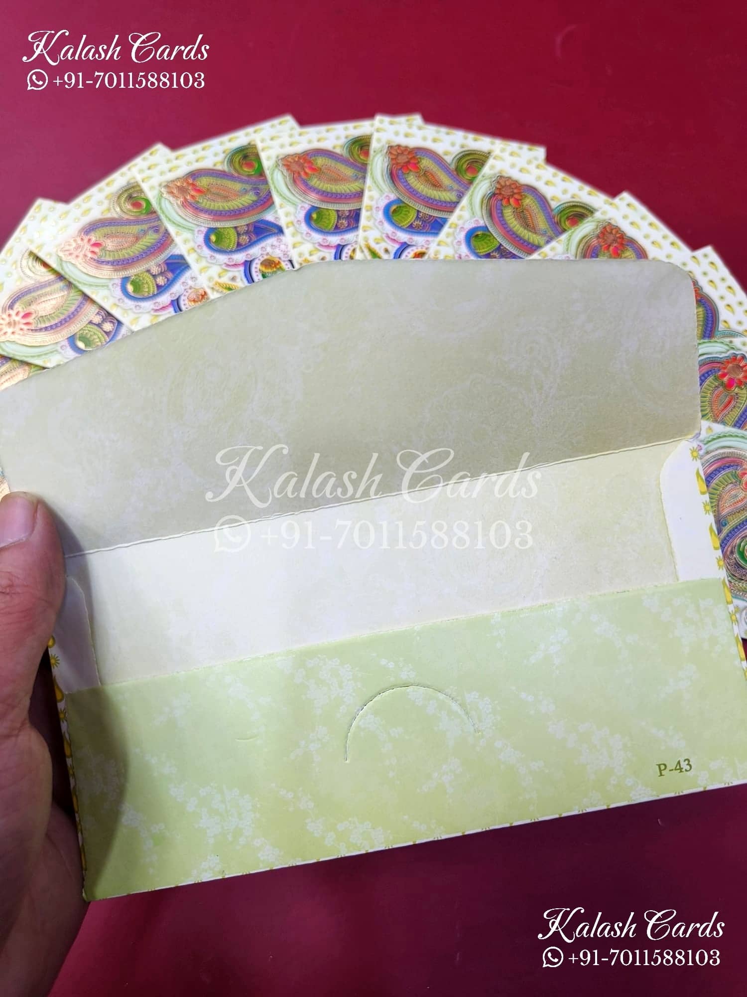 KL001E Designer Shagun Money Envelopes