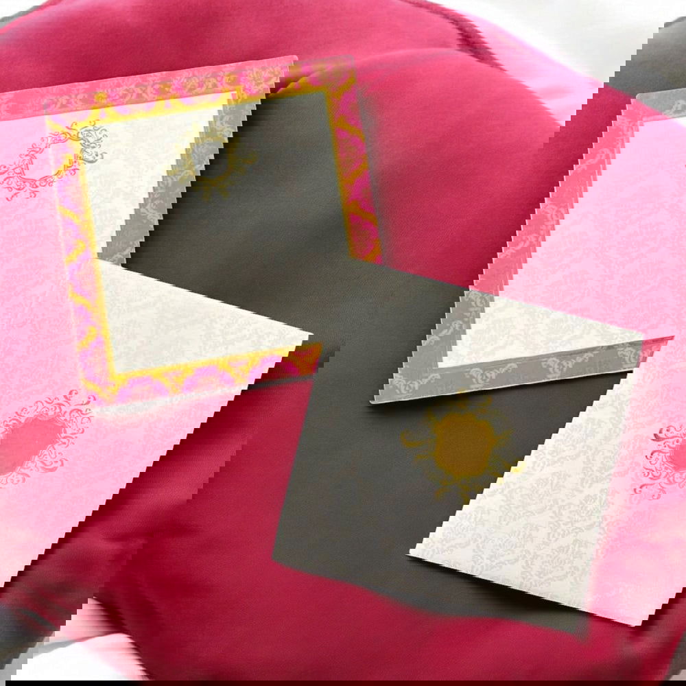 KL01001S1 Elegant Traditional Design Hardbound Padding Thick Wedding Card with 2 Inserts and Envelope - Kalash Cards