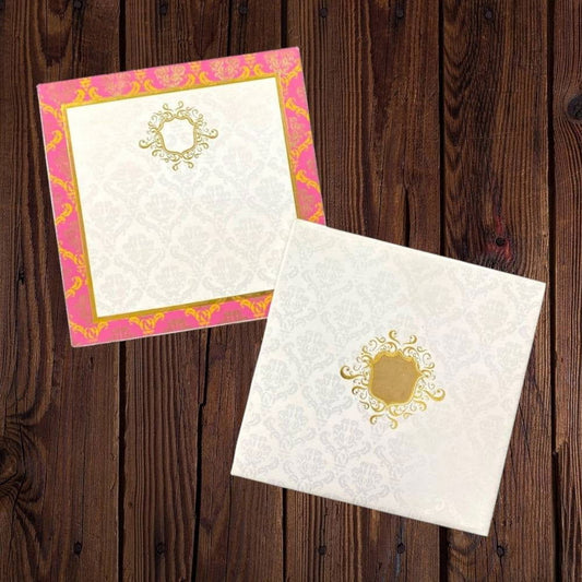 KL01001S1 Thick Wedding Card - Kalash Cards