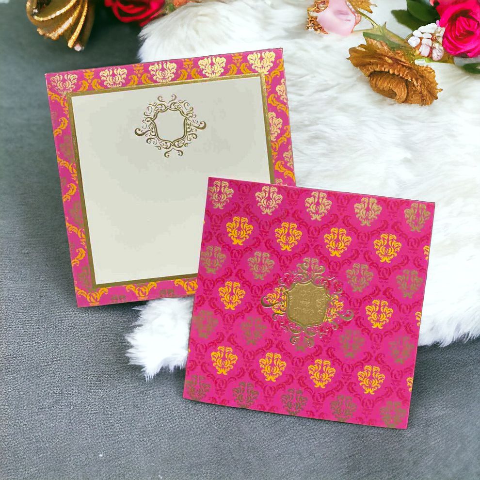 KL01001S2 Paper Wedding Card - Kalash Cards