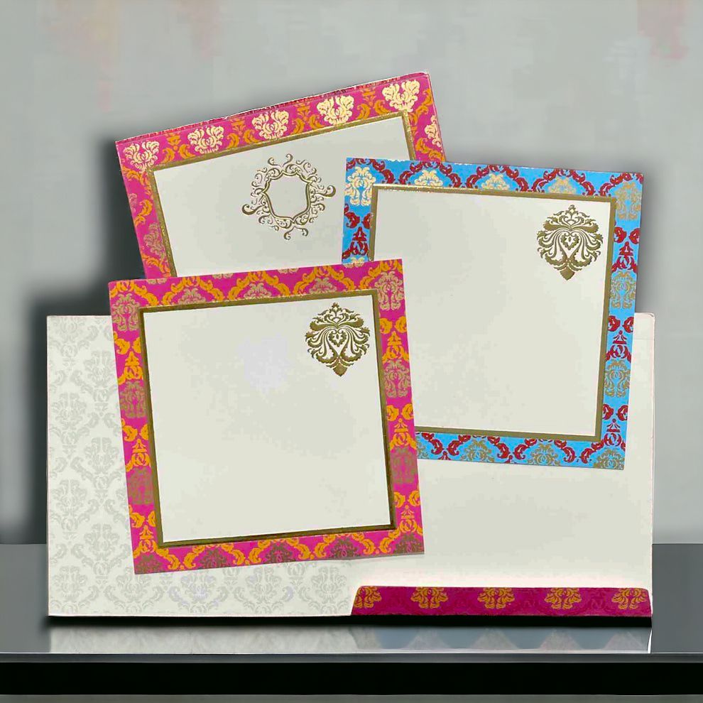 KL01001S2 Paper Wedding Card - Kalash Cards